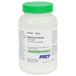 Frey Scientific Baking Powder, 100g, Lab Grade, Item Number 577941