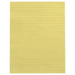 School Smart Newsprint Paper with No Margin, 8 x 10-1/2 Inches, Yellow, 500 Sheets 085236