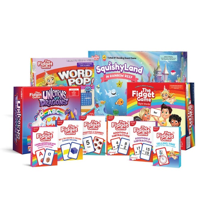 The Fidget Game Kindergarten Shark Tank Bundle