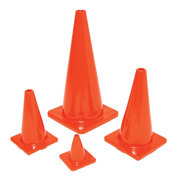 Poly Enterprises Classic Game Cone, 28 Inch, Orange