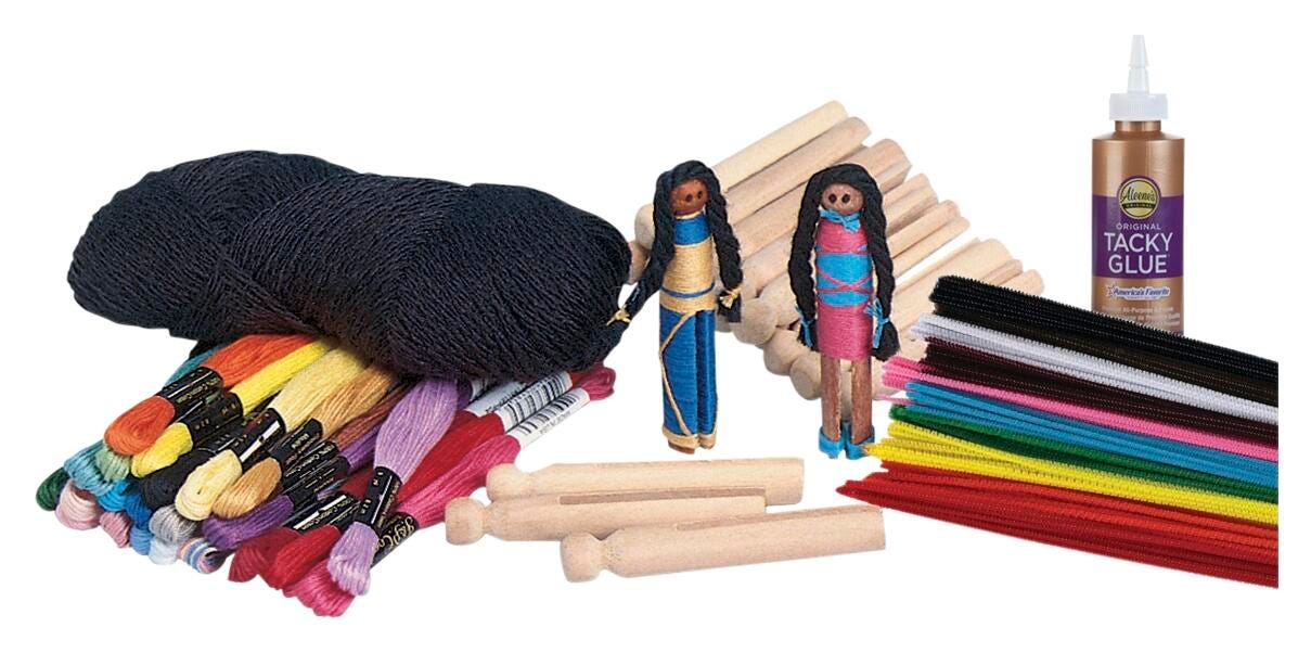 Image for Guatemalan Worry Doll Classroom Kit, 3-3/4 Inches, 30 Dolls from School Specialty