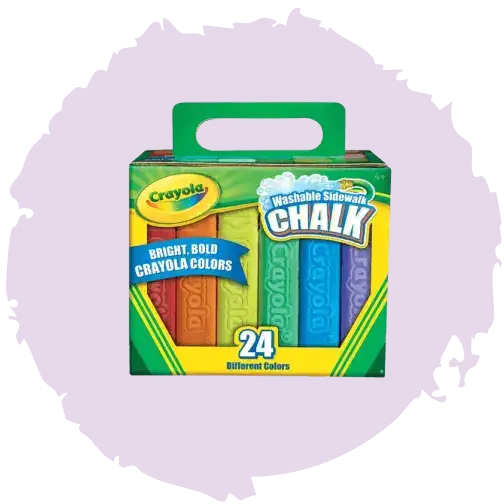 crayola chalk 24 pack