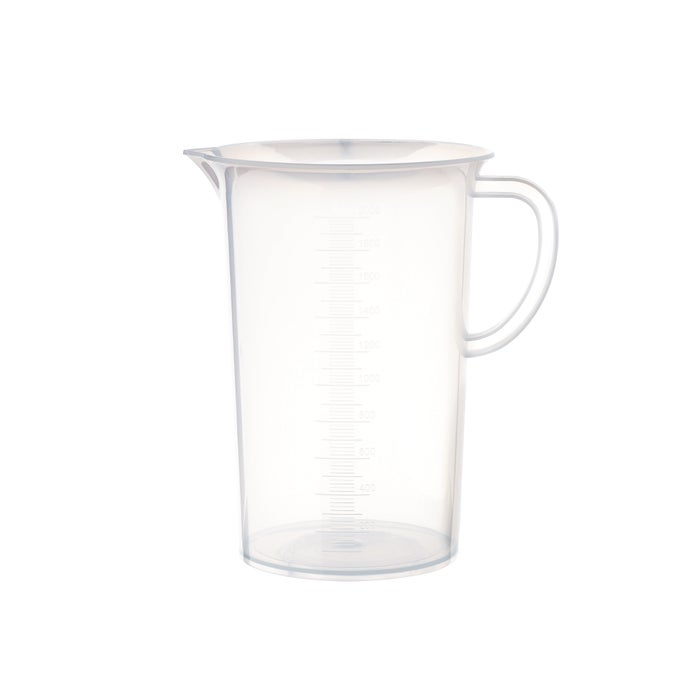 United Scientific Tall Form Beakers with Handles, Polypropylene, 2000 Milliliters, Pack of 6