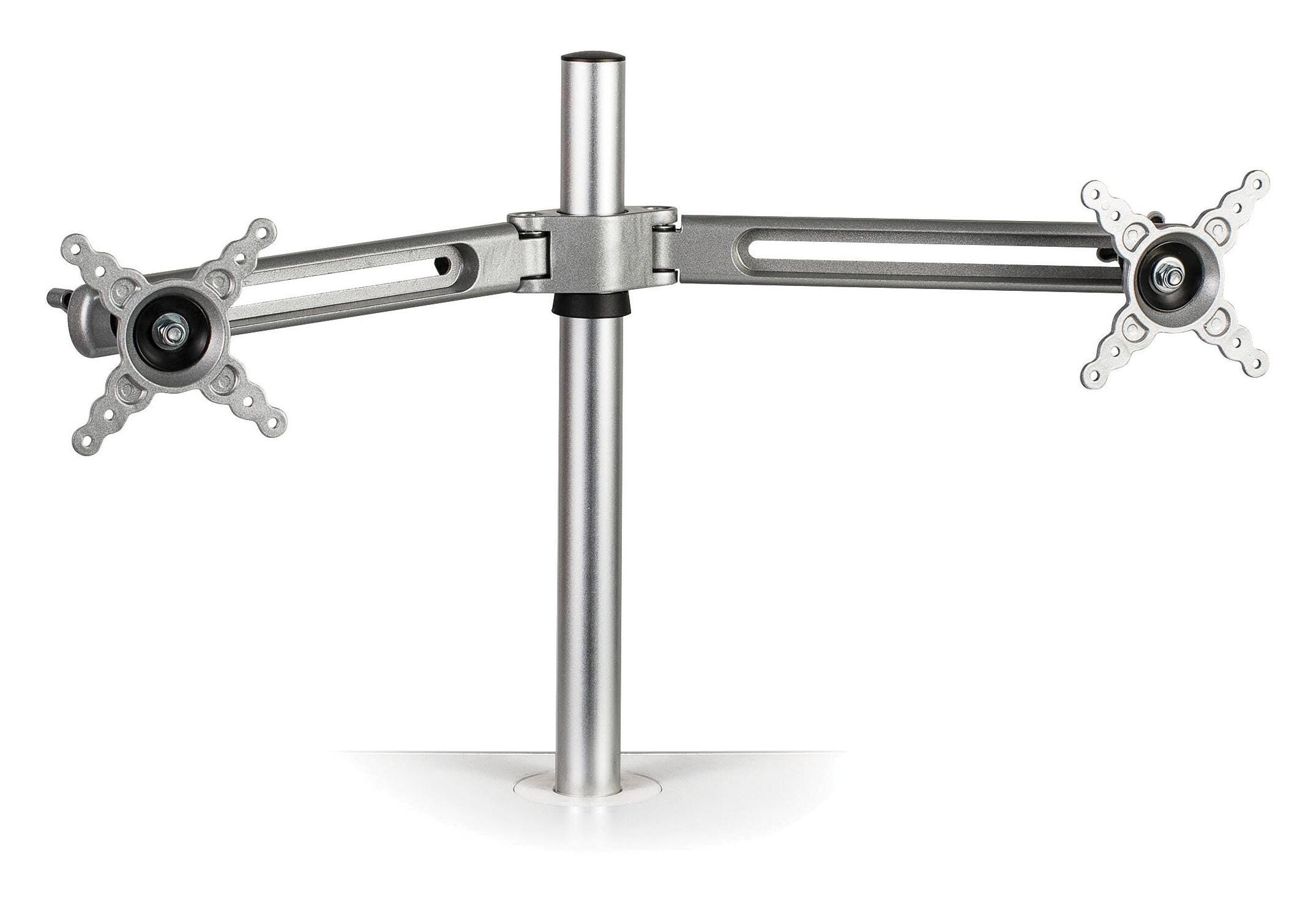 Image for Fellowes Lotus Dual Monitor Arm Kit, 28-1/2 x 5-1/2 x 16-1/2, Silver from School Specialty