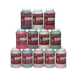 AMACO Lead-Free Low-Fire LG Liquid Gloss Glazes, Set of 12
