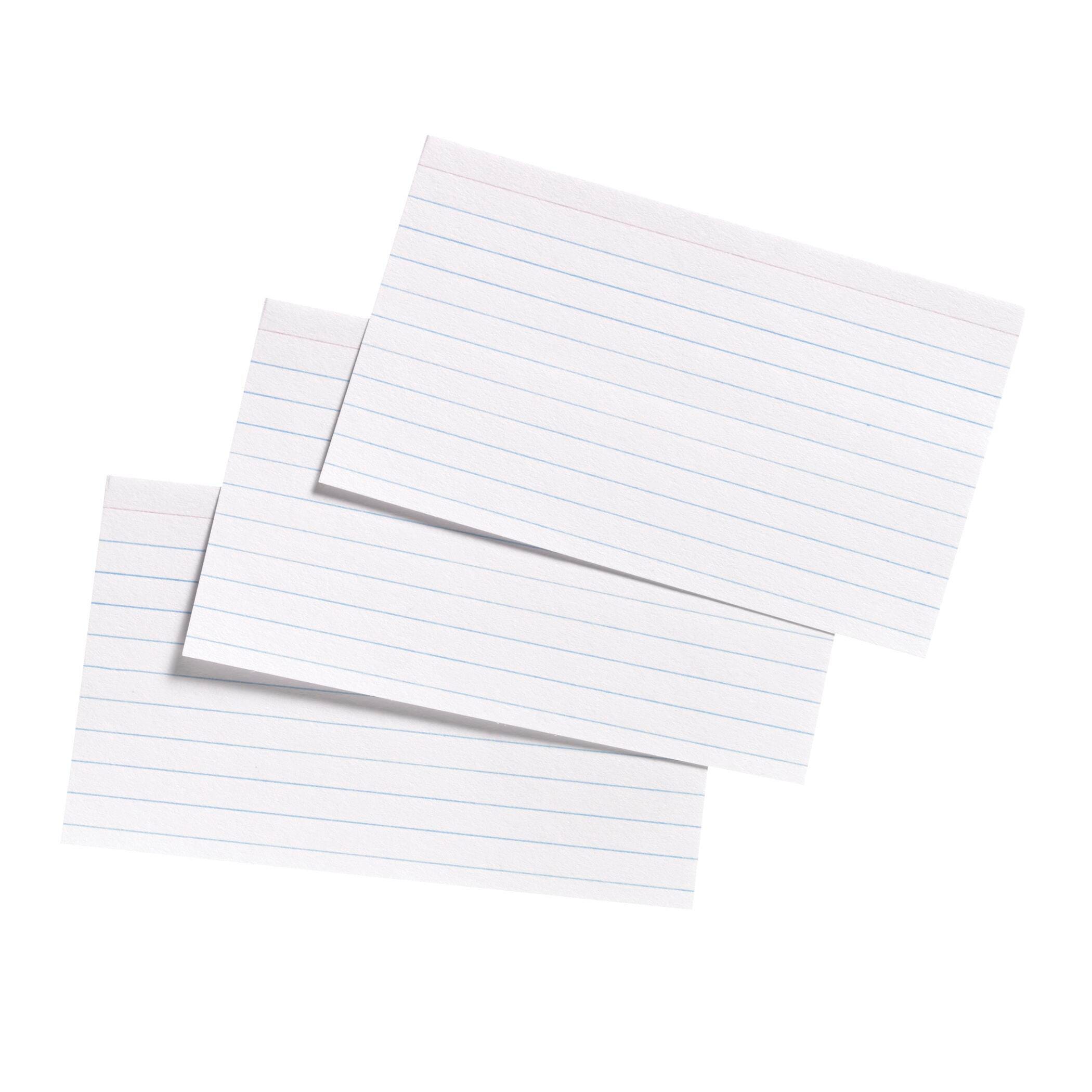 Image for School Smart Ruled Index Cards, 3 x 5 Inches, White, Pack of 100 from School Specialty