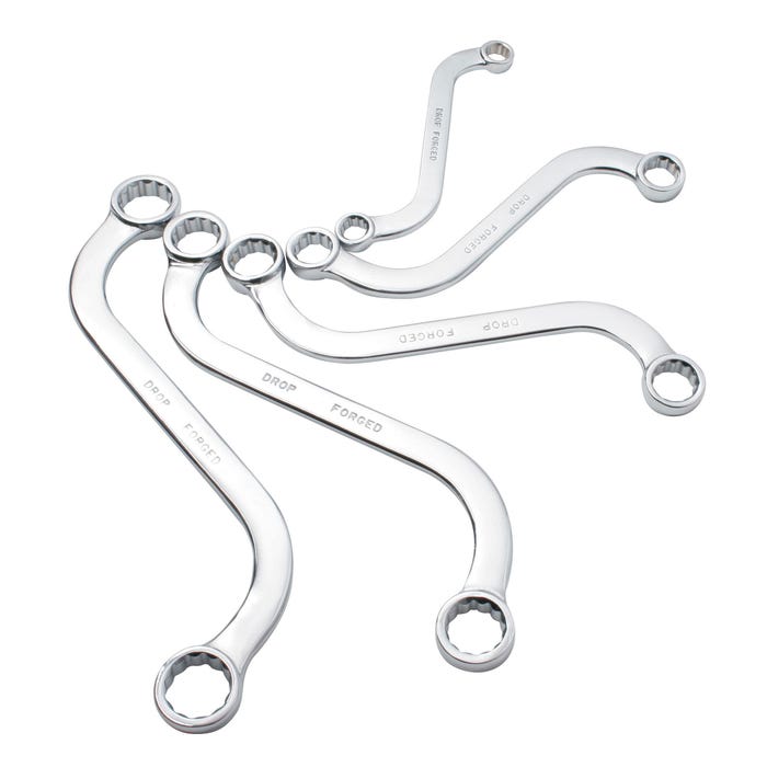 Sunex Intl 5-Piece S-Style Wrench Set - SAE, Set of 5