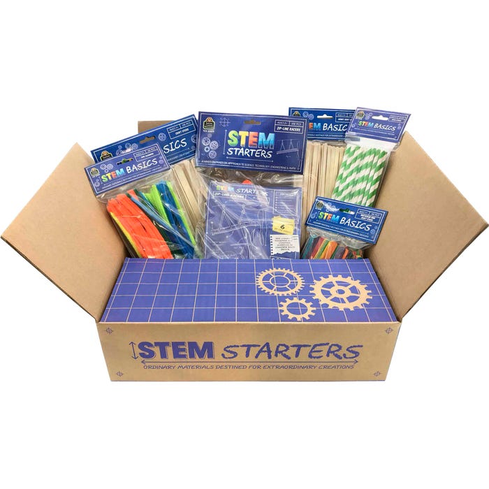 Teacher Created Resources STEM Starters, Zip-Line Racers Deluxe Kit