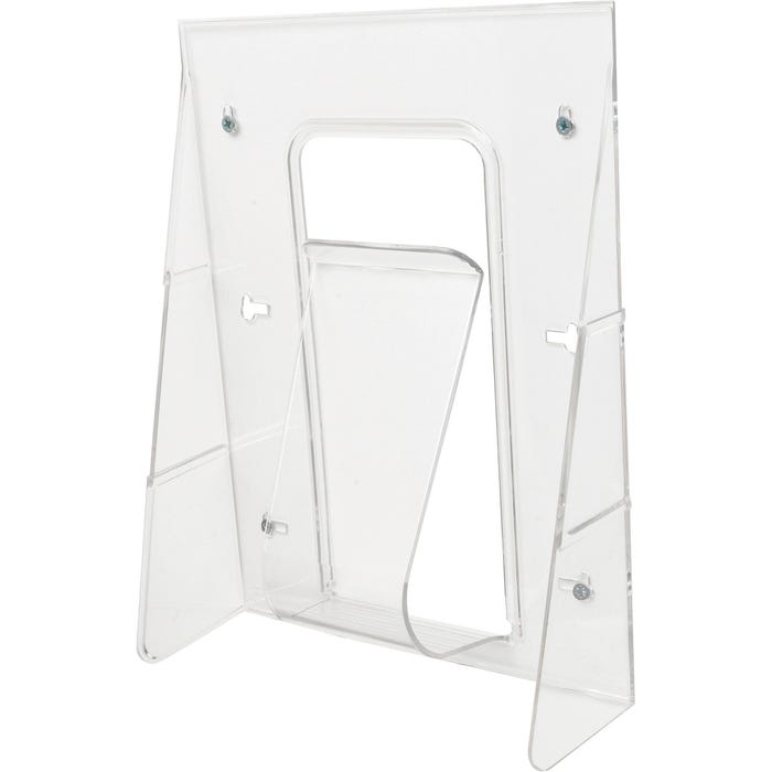 Deflect-O Free Standing Magazine Display Rack, 9-1/8 x 2-3/4 x 11-3/4 Inches, 1 Pocket, Clear