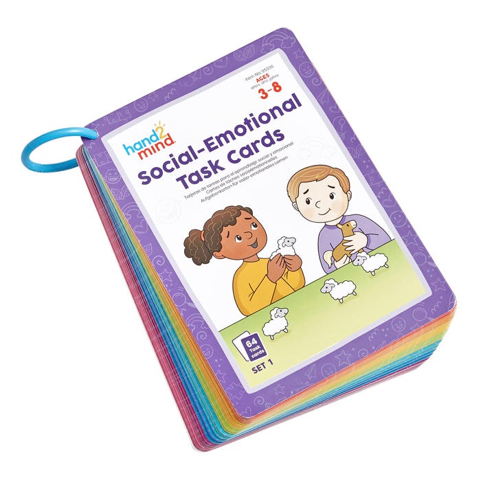 Hand2Mind Social-Emotional Task Cards, Grades PreK to 2