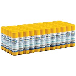 Prang Washable Glue Stick, 0.74 oz, Blue and Dries Clear, Pack of 60, Item Number 2104875