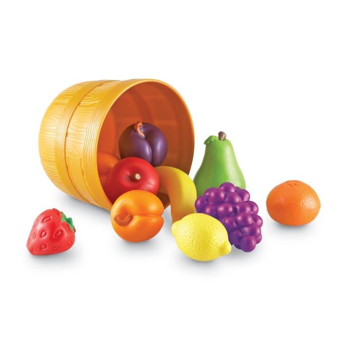 Learning Resources New Sprouts Bushel of Fruit Set, 10 Pieces