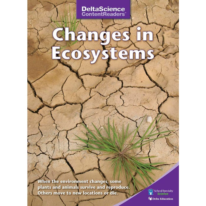 Delta Science Content Readers Changes in Ecosystems Purple Book, Pack of 8