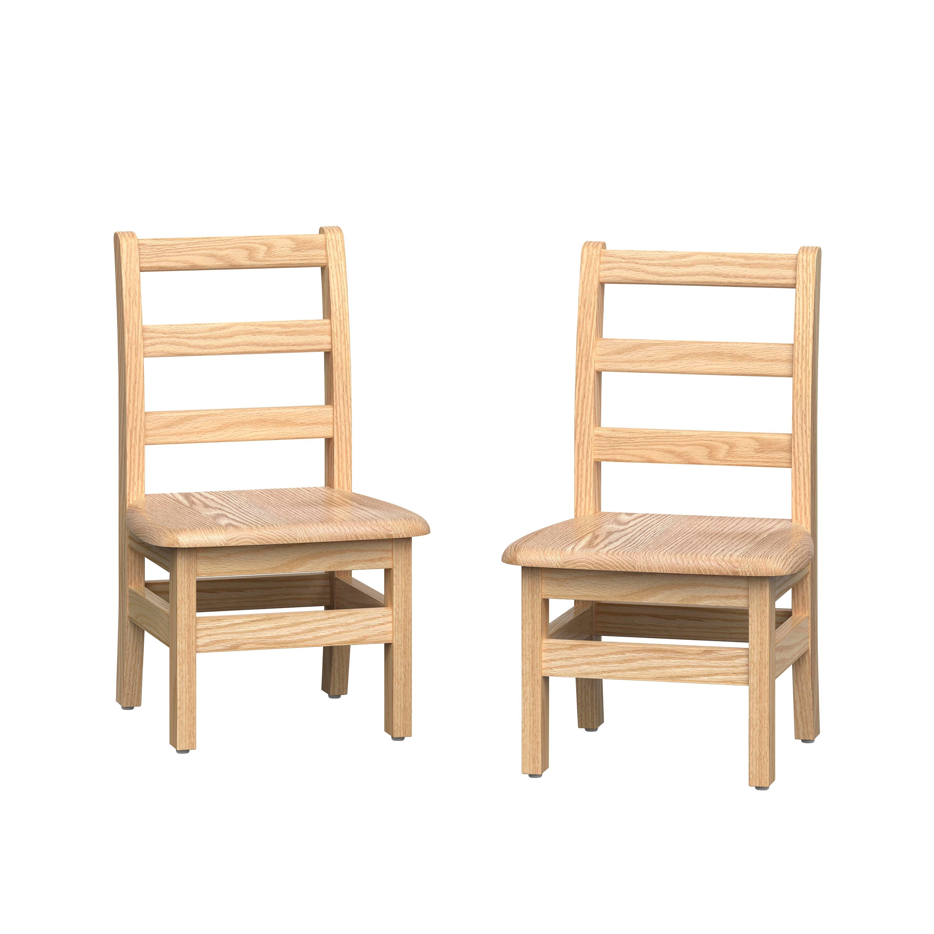 Foundations Little Scholars Ladderback Chairs, 10-Inch Seat, Set of 2 2095345