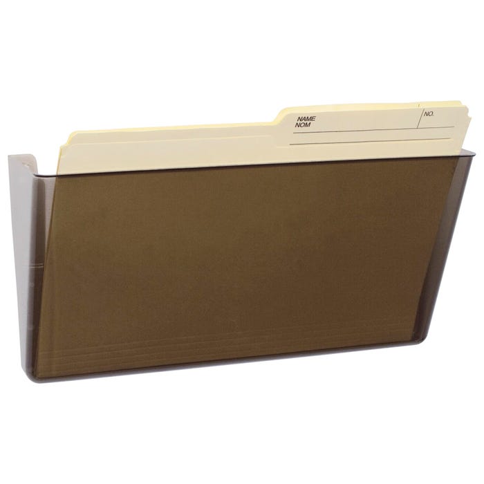 Storex Wall File, Letter Size, Smoke