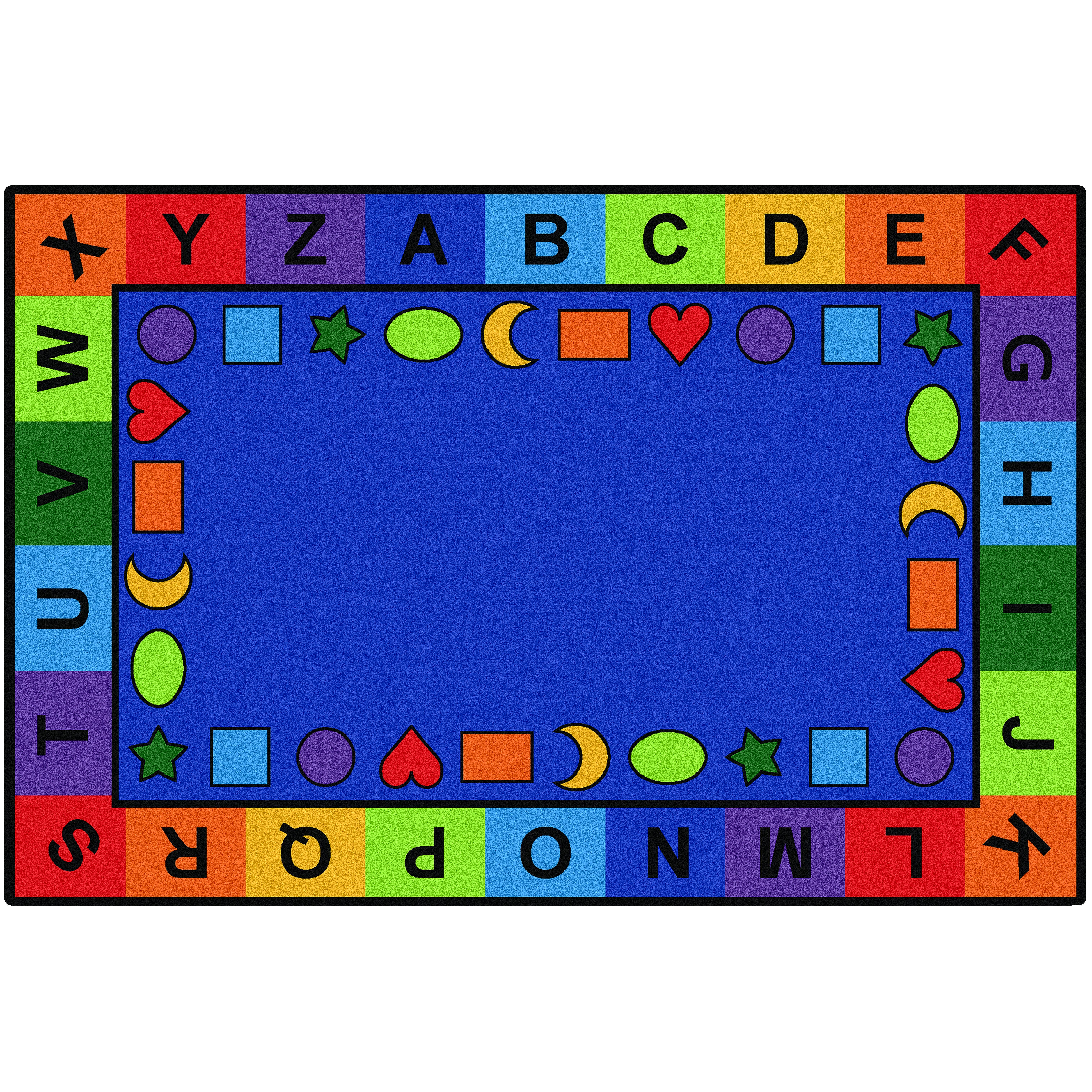 Image for Carpets for Kids Premium Classroom Shapes Seating, Rectangle from School Specialty