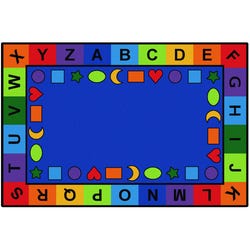 Carpets for Kids Premium Classroom Shapes Seating, Rectangle