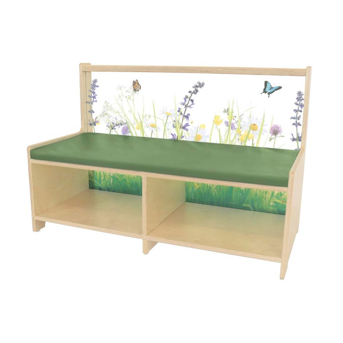 Nature View Straight Sofa, 36 x 17 x 24-1/4 Inches