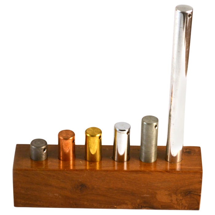 EISCO Specific Heat Cylinders Set