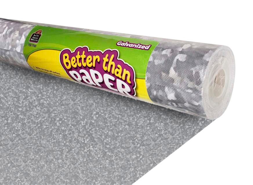 Image for Teacher Created Resources Better Than Paper Bulletin Board Roll, Galvanized from School Specialty