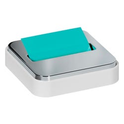 Post-it Steel Top Pop-Up Note Dispenser with 1 Note Pad, White, Item Number 1593217