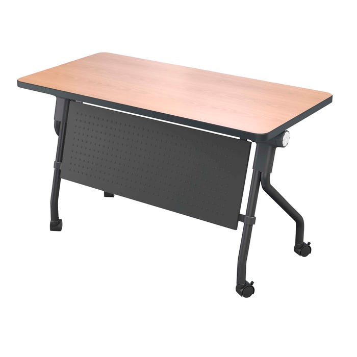 Classroom Select Tilt-N-Nest EZ Twist Foldable Desk With Modesty Panel
