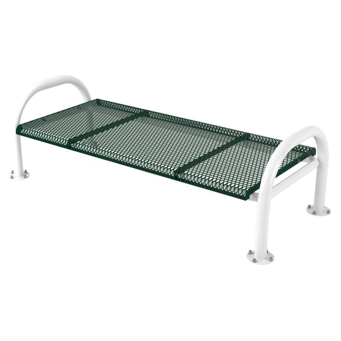 Superior Classic Modern Bench Without Back, 6 ft