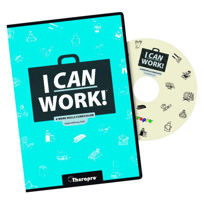 Therapro I Can Work! A Work Skills Curriculum, CD with Booklet and Cards