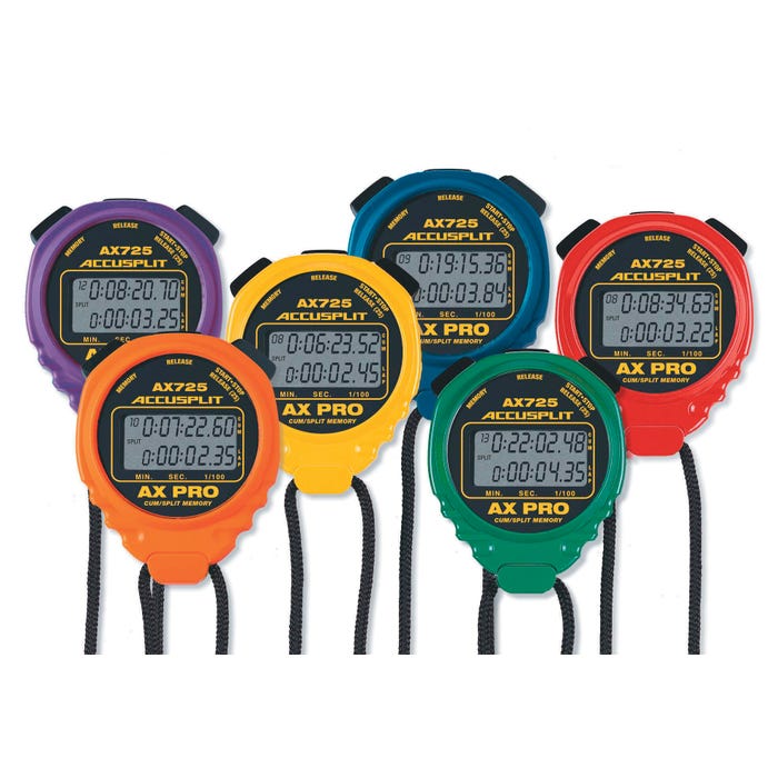 Accusplit AX725 Series Stopwatches, Set of 6
