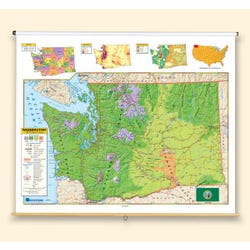 Nystrom Washington State Map, Item Number 1398278