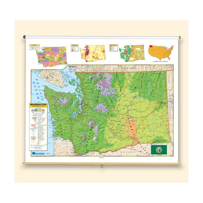 Nystrom Washington State Map