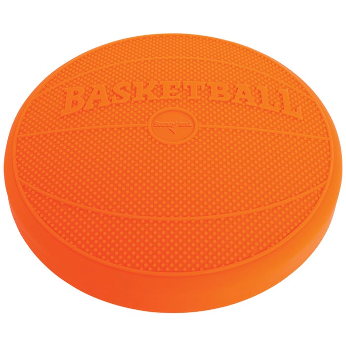 Bouncyband Wiggle Seat Sensory Cushion, 13 Inches, Orange Basketball