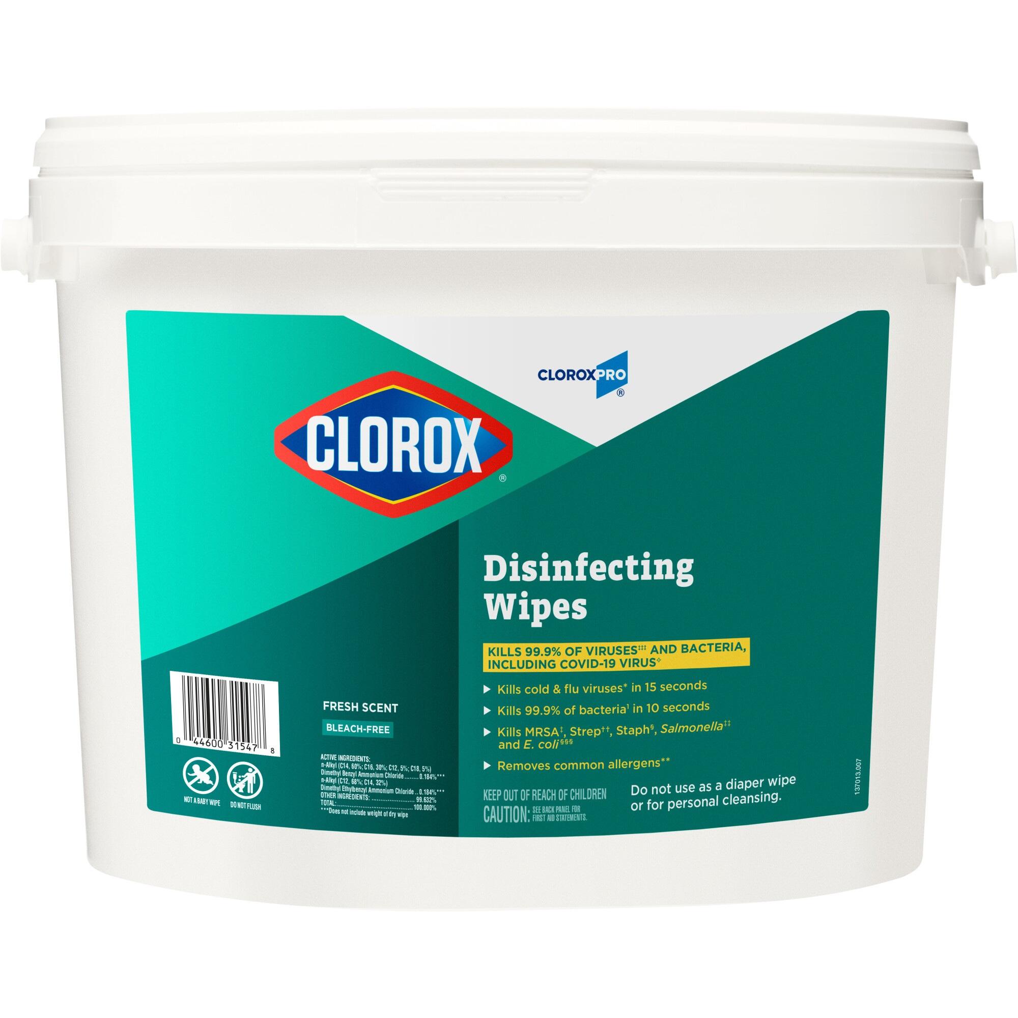 Clorox Pro Disinfecting Wipes, Fresh Scent, 700 Count Tub 2214946