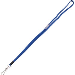 Advantus Lanyards, Breakaway, w/Metal Clasp, 36 Inches L, Pack of 24, Blue