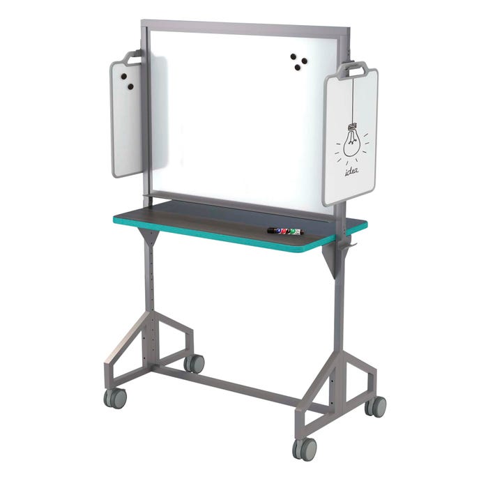 Classroom Select Mobile Makerspace Markerboard, 24 x 40 Inch Worksurface