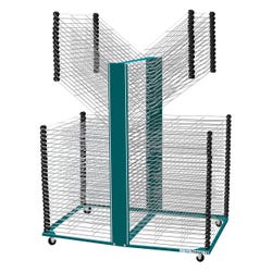 Saturn Rack Tensor-18 Drying Rack, 39-1/4 x 24-1/2 x 53-1/2 Inches, 80 Shelves, Item Number 1441342