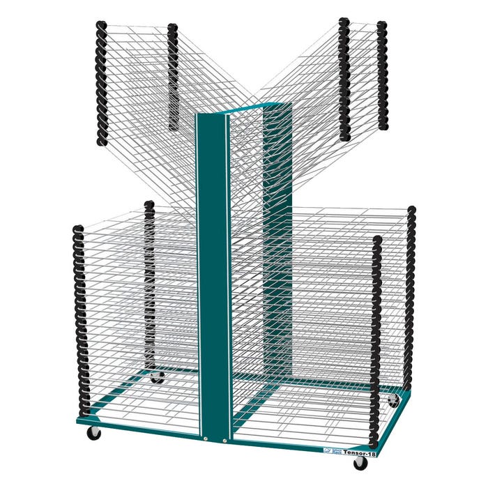 Saturn Rack Tensor-18 Drying Rack, 39-1/4 x 24-1/2 x 53-1/2 Inches, 80 Shelves