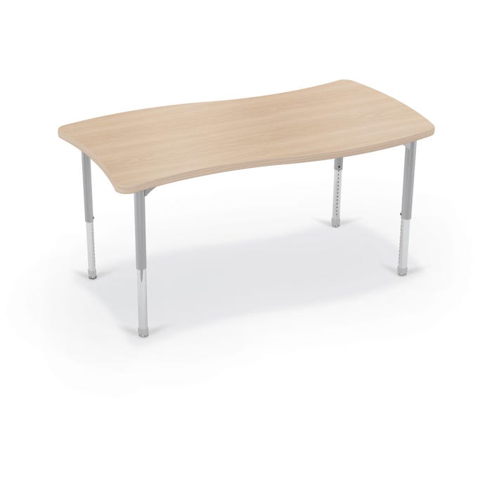MooreCo Hierarchy Creator Table, 18 to 29 Inch Adjustable Height, 57-7/8 x 30-3/4 Inch Top