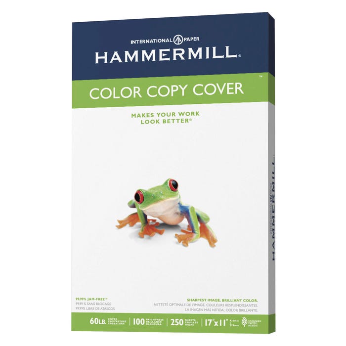 Hammermill Color Copy Cover Paper, 11 x 17 Inches, 60 lb, White, 250 Sheets
