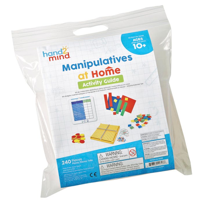 Hand2Mind Manipulatives At Home Kit, Grades 5 to 8
