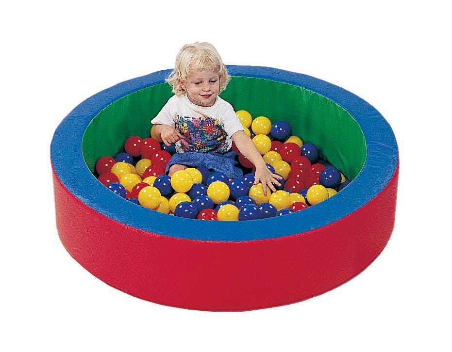 Image for Children's Factory Soft Mini-Nest Ballpool, 44 x 10 Inches, Set of 175 Balls from School Specialty