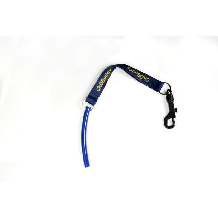 ChuBuddy Slim Strong Tube Clip On, 3/8 Inches, Blue
