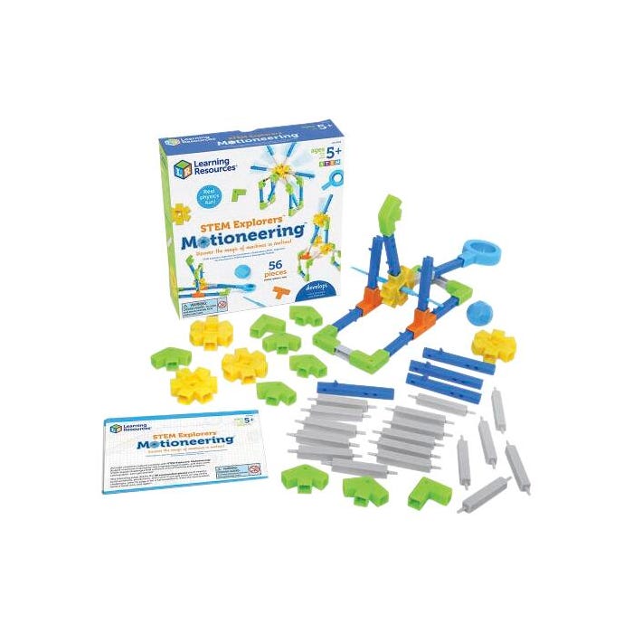 Learning Resources STEM Explorers Motioneering, 56 Piece Set