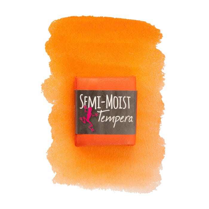 Jack Richeson Semi-Moist Tempera Cake, Orange