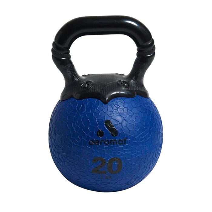 Aeromat Elite 20 lb Kettlebell, Blue