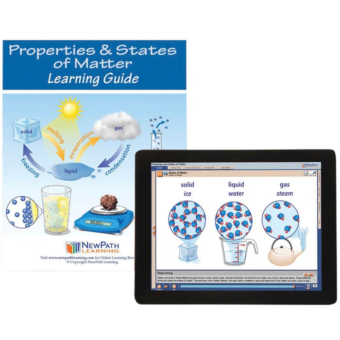 NewPath Learning Properties and States of Matter Student Learning Guide with Online Lesson