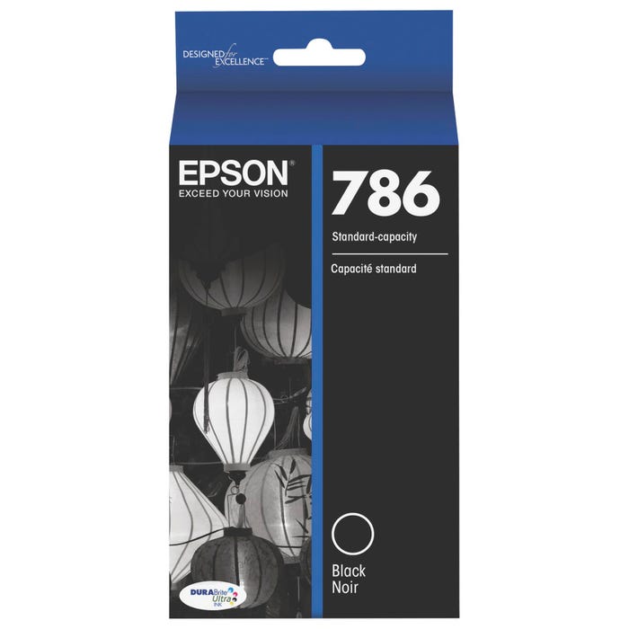 Epson DURABrite Ultra Ink Cartridge, T786120S, Black