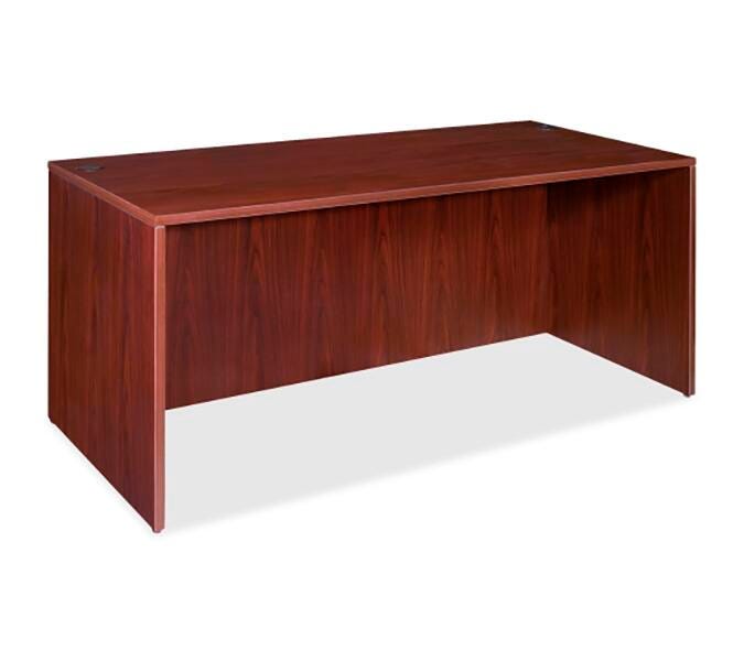 Classroom Select Laminate Rectangular Desk Shell, 66-1/8 x 29-1/2 x 29-1/2 Inches, Mahogany 1563863