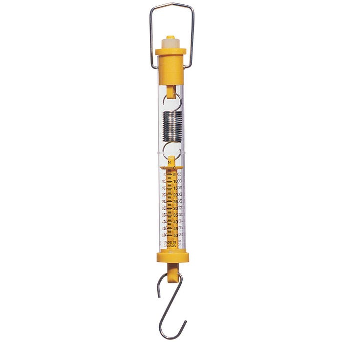 Delta Education Economy Tubular Spring Scale, 5000 Grams/50 Newtons, Plastic