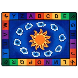 Carpets for Kids Premium Sunny Day Learn and Play Carpet, Rectangle 4002382